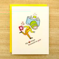 Image 1 of Focused Greeting Card