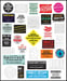 Image of DWG "Don't Believe The Hype...Sticker" PICK 'N' MIX pack of 10