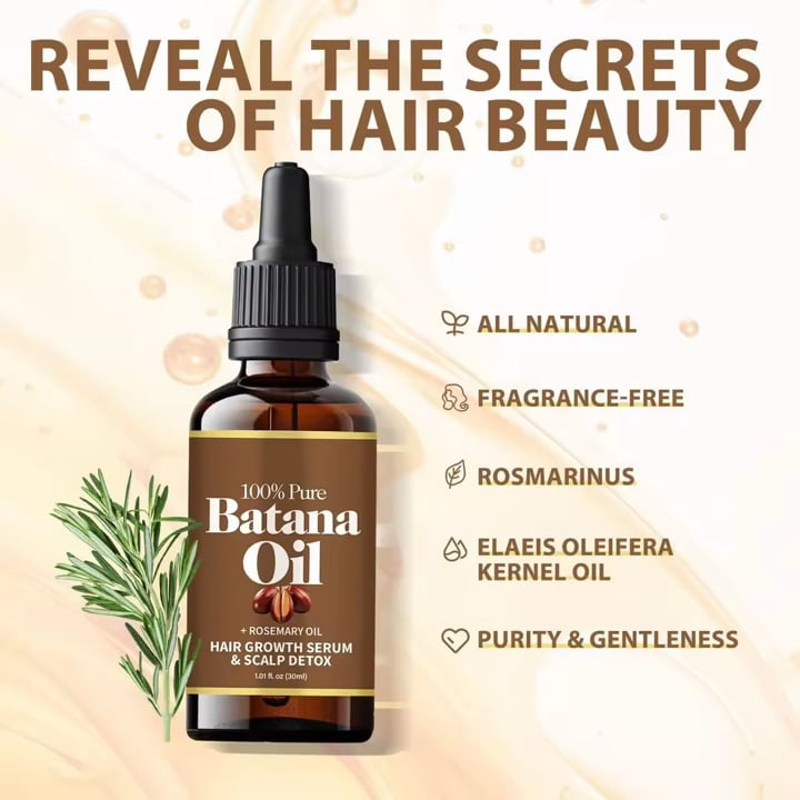 Image of Batana oil  with rosemary oil for Hair and scalp 