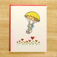 Image 1 of Parachute Greeting Card