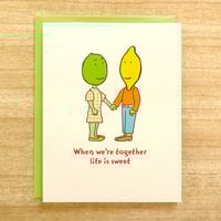 Image 1 of Sweet 'n Sour Greeting Card