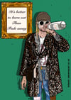 Kurt Cobain - Nirvana print - Green