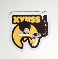 Image 1 of Kyuss Afro Shotgun Matte Vinyl Sticker