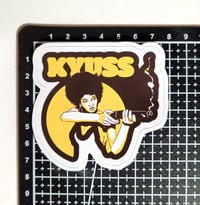 Image 2 of Kyuss Afro Shotgun Matte Vinyl Sticker