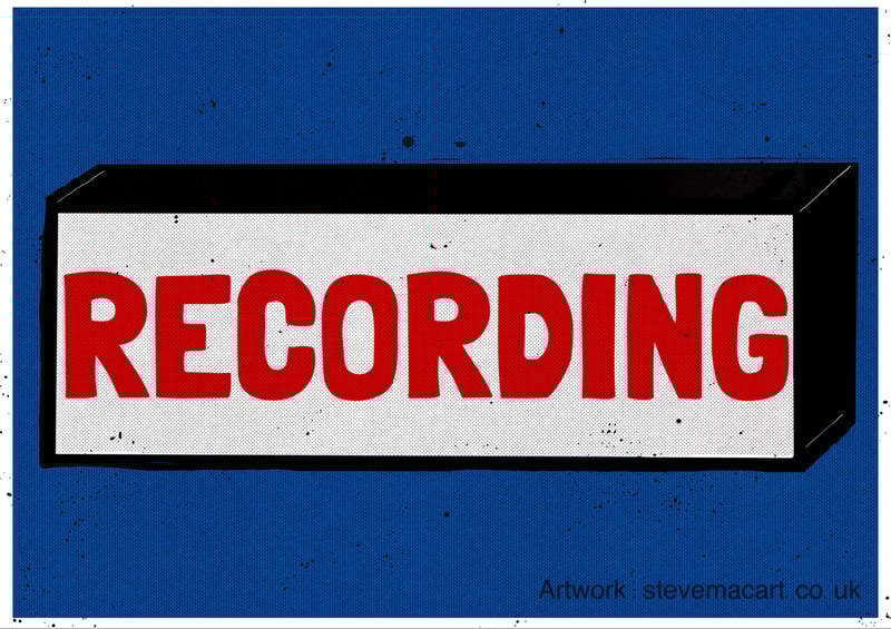 Recording - art print