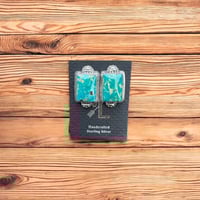 Kingman Hardy Pit Double Moon Stud Earrings