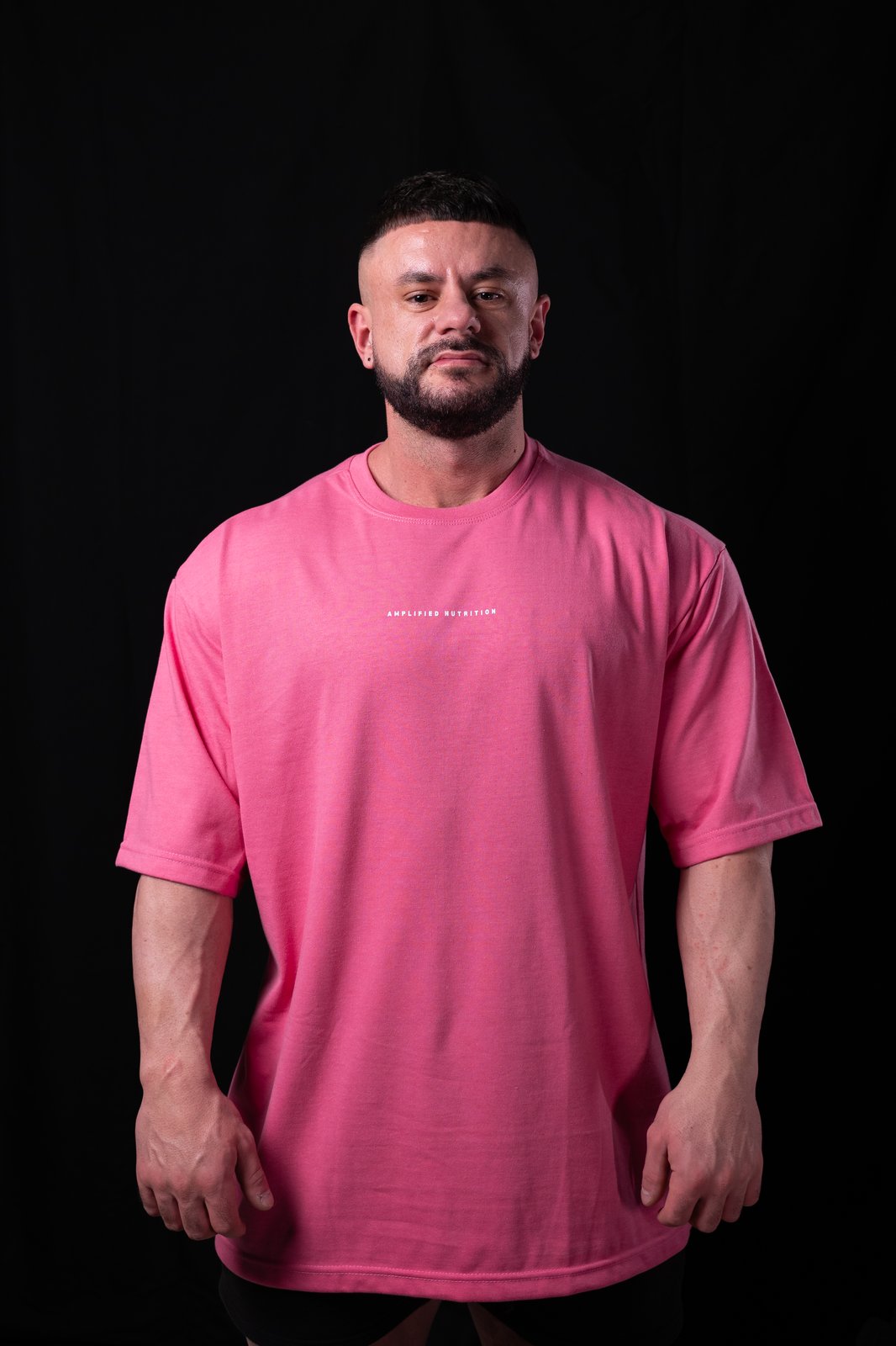 Amplified Oversized Weight Tee – "Pink v2