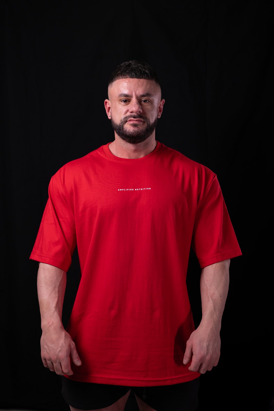 Amplified Oversized Weight Tee – "Red v2