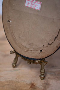 Image 5 of Victorian Era Momento Mori Mourning Hair Art Picture Frame