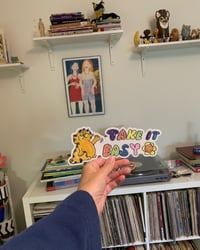 Image 1 of Take it easy Bumper Sticker 