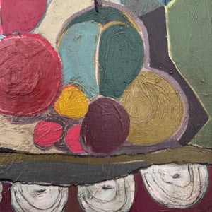Image of Contemporary Painting, 'The Fruit Bowl,' Marc Taylor.