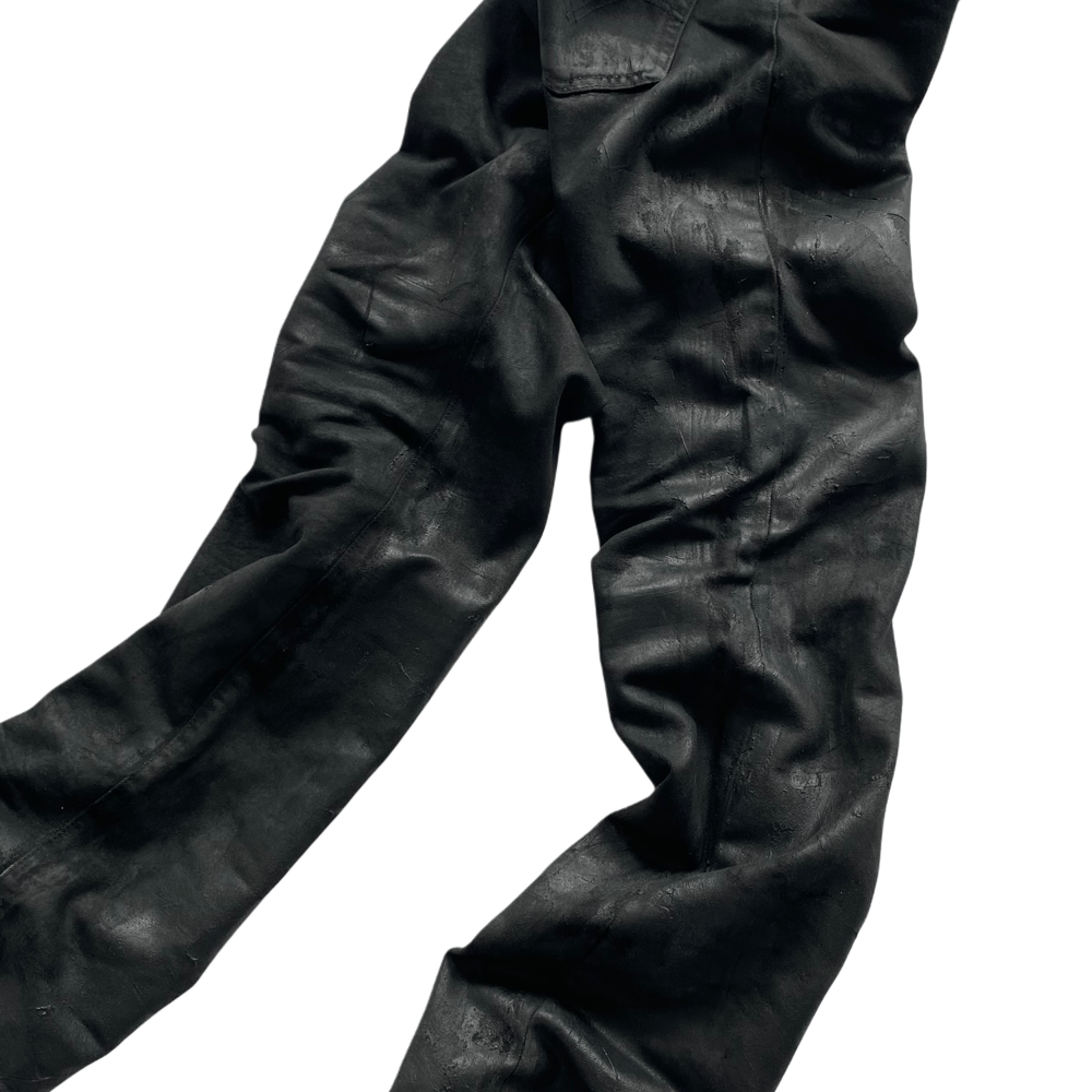 TROMPE L'OEIL LEATHER DENIM