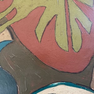 Image of Contemporary Painting, 'Blue Jug and Fruit,' Marc Taylor.