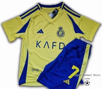 Image 2 of Al Nassr kids kit RONALDO 7