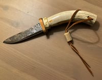 Image 2 of BAF Knifeworks Fixed Blade Knife with Cowboy Boot Sheath