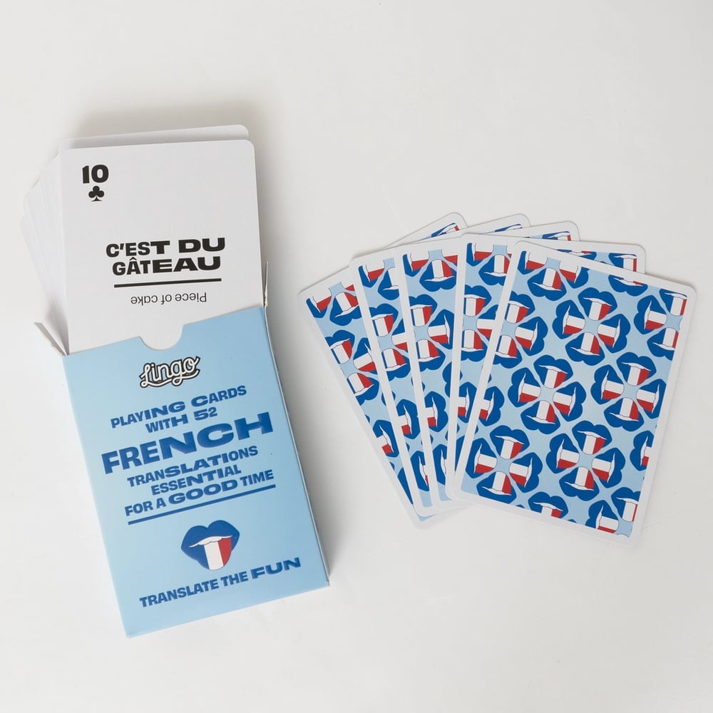 Image of French Lingo Playing Cards