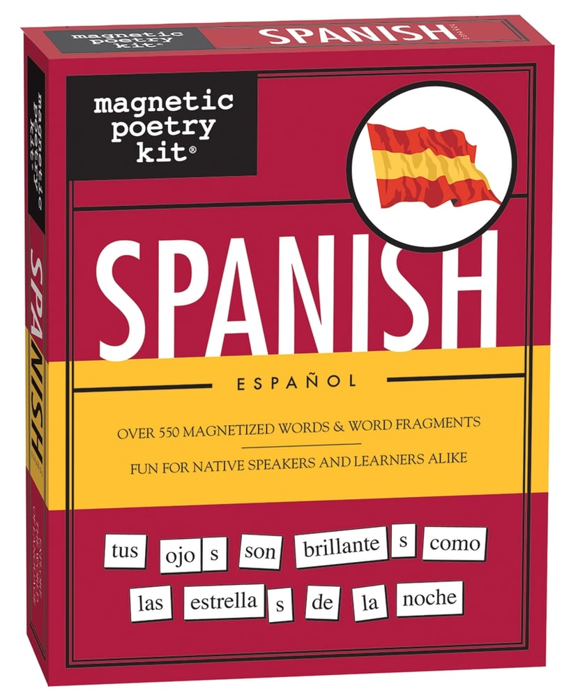 Image of Spanish Fridge Magnet Poetry Set