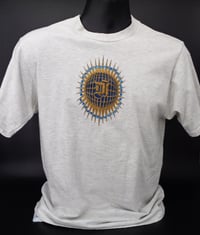 Image 1 of Customised vintage 1980's Daniel James Gold thread T shirt