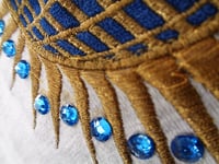 Image 7 of Customised vintage 1980's Daniel James Gold thread T shirt