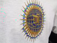 Image 5 of Customised vintage 1980's Daniel James Gold thread T shirt