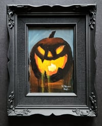 Image 1 of Halloween Jack O'Lantern I - Oil Painting