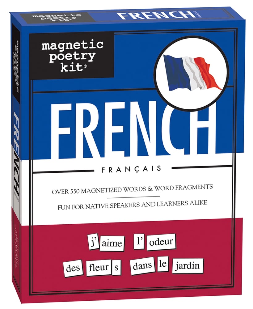 Image of French Fridge Magnet Poetry Set