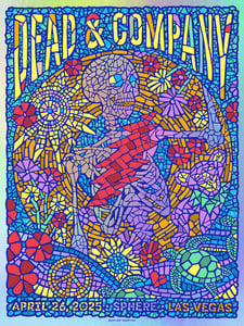 Image of Dead & Company Sphere 2025 Rainbow Foil Variant