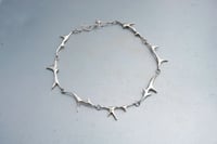Image 1 of Silver Liquid Thorns Necklace