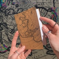 Carnet A6 - planisphère craft