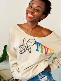 Image 3 of LA Native Sign Language (off the shoulder)