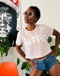 Image 1 of LA Native Pink Crop Top