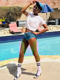 Image 6 of LA Native Pink Crop Top