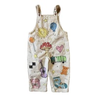Image 2 of 3T Doodle Overalls
