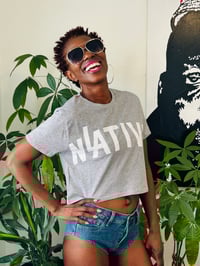 Image 1 of LA Native Heather Grey Crop