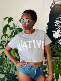 Image 2 of LA Native Heather Grey Crop
