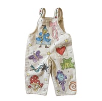 Image 2 of  2T Doodle Overalls