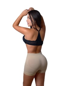Image 2 of Ann Slim 1920 Short Waist Butt Lifting Shaping Shorts Mid Thigh Shapewar Control for Women