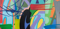 "Burning Jasmine (4 Panels)" by John "CRASH" Matos