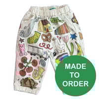 Image 1 of Custom Doodle Pants
