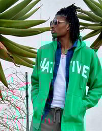 Image 2 of LA Native Kelly Green Zip Up