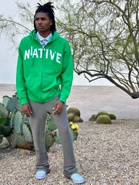 Image 11 of LA Native Kelly Green Zip Up