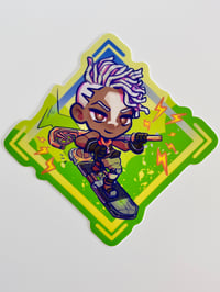 Image 3 of Arcane 4x4in Matte Vinyl Stickers/Decals