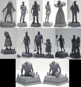Image of Individual Characters and Full Set of the Thir13en Ghost Collection