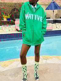 Image 22 of LA Native Kelly Green Zip Up