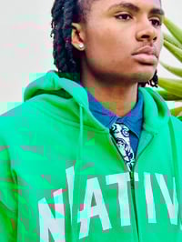Image 18 of LA Native Kelly Green Zip Up