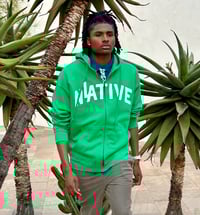 Image 20 of LA Native Kelly Green Zip Up