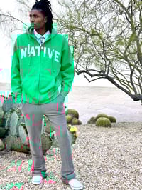 Image 10 of LA Native Kelly Green Zip Up