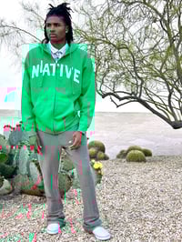 Image 9 of LA Native Kelly Green Zip Up