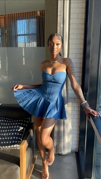 Image 1 of Miss Perfect Denim Dress