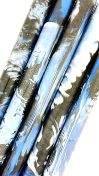 Image 1 of 'Black Ice' Pressure Cured Alumilite Bespoke Maker's Blanks! Beautiful Maker Material, ready to go!